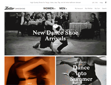 Tablet Screenshot of danceshoes.com